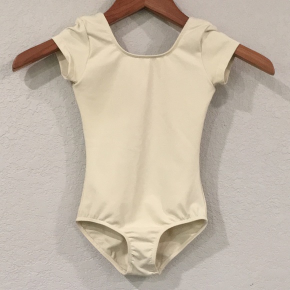 Bloch Other - 👍$7/Bundle BLOCH Girls Sz 4/6 Cream Colored Leotard Dance Gymnastics Activewear